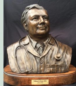 bronze portrait bust
