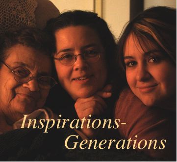 Inspiration Generations podcast by sculptor Bridgette Mongeon with co hose Christina Sizemore.