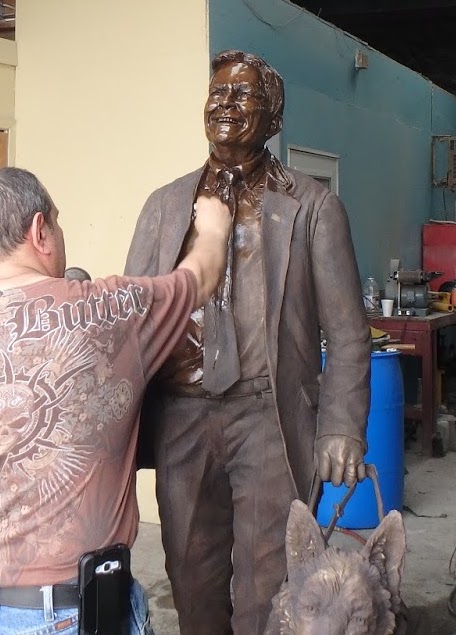 Making a bronze statue. Step by step.