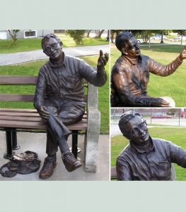 bronze statue a tribute to a man