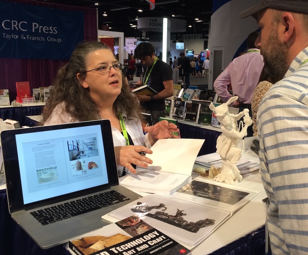 Writer Bridgette Mongeon talks about 3D printing at SIGGRAPH